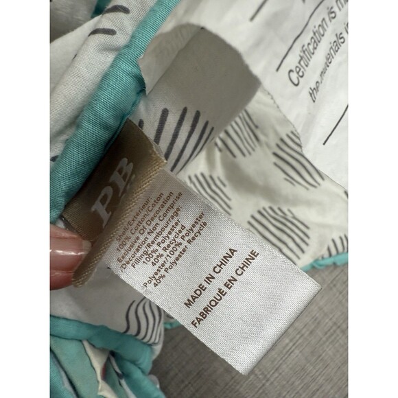 Pottery Barn Teen Sunset Beach Tie Dye Floral Full Comforter 2 Shams Set - Picture 5 of 5